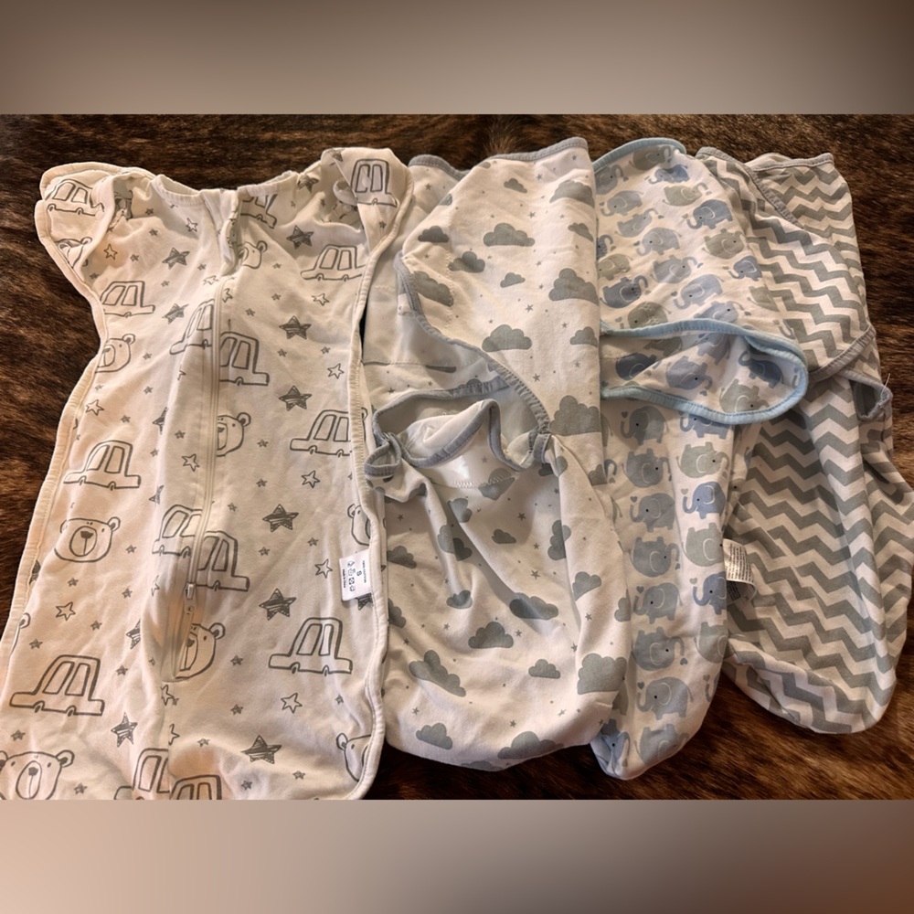 Cozy Kids Pajamas Sleep Sacks - Set of 4